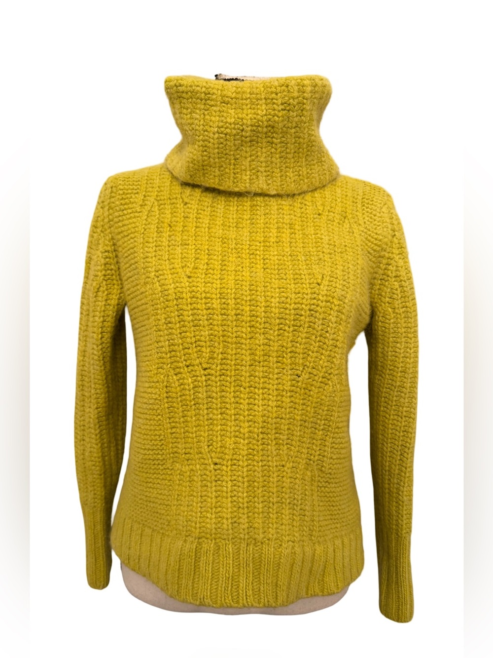 Banana Republic Alpaca Merino Wool Blend Chunky Knit Turtleneck Sweater M